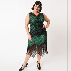 Unique Vintage Flapper style Dress SZ 1X/16
